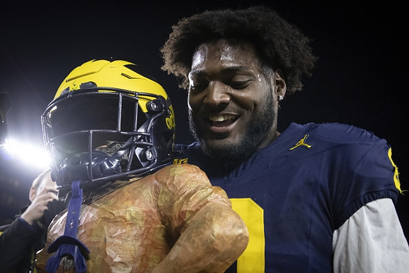 Paul Bunyan Trophy and Josaiah Stewart (0)