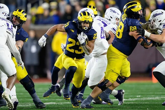 Jordan Marshall (23) and Josh Priebe (68)