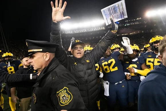 Jim Harbaugh and Michigan Team