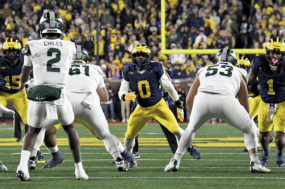 Ernest Hausmann (15), Josaiah Stewart (0), and Jaishawn Barham (1)