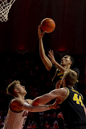Caleb Houstan (22) and Jaron Faulds (44)