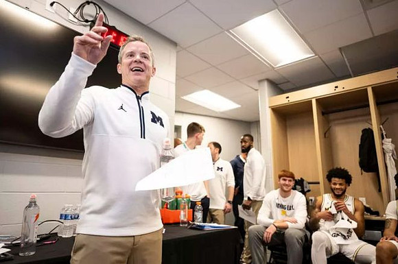 Dusty May and Michigan Team