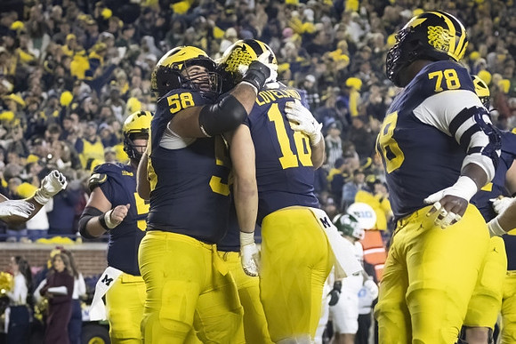 Giovanni El-Hadi (58), Colston Loveland (18), and Myles Hinton (78)