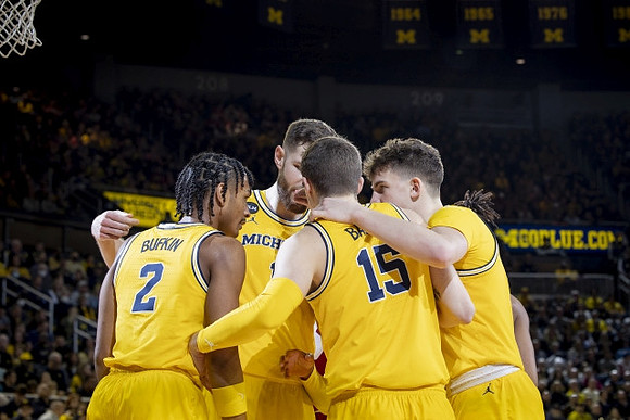 Kobe Bufkin (2), Hunter Dickinson (1), Joey Baker (15), and Will Tschetter (42)