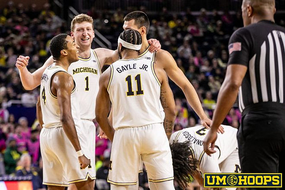 Nimari Burnett (4), Danny Wolf (1), Roddy Gayle Jr. (11), Vladislav Goldin (50), and Tre Donaldson (3)