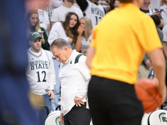 Michigan State Head Coach Tom Izzo