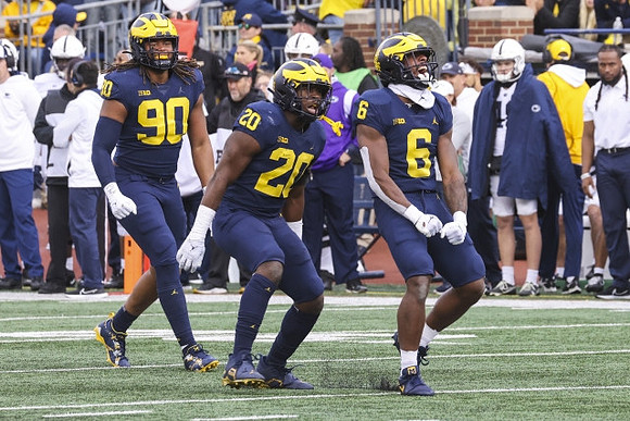 Mike Morris (90), Kalel Mullings (20), and R.J. Moten (6)