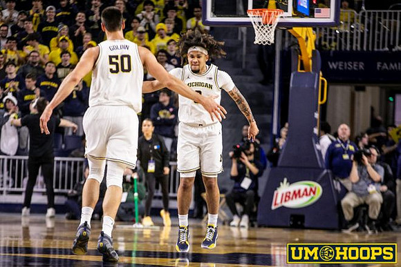Vladislav Goldin (50) and Tre Donaldson (3)
