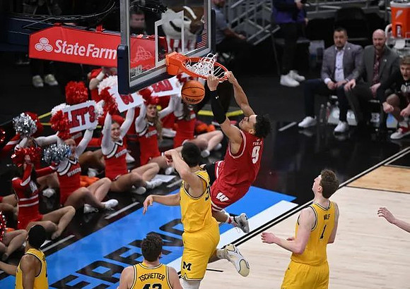Nimari Burnett (4), Will Tschetter (42), Vladislav Goldin (50), and Danny Wolf (1)