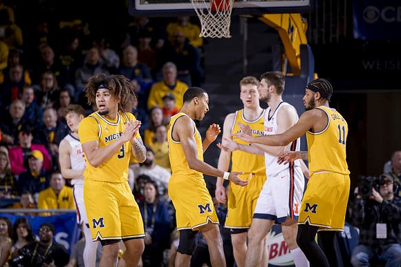 Tre Donaldson (3), Nimari Burnett (4), Danny Wolf (1), and Roddy Gayle Jr. (11)