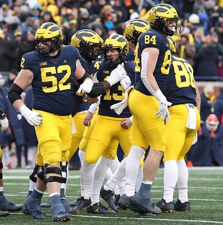 Karsen Barnhart (52), Greg Tarr (45), Jake Moody (13), and Joel Honigford (84)