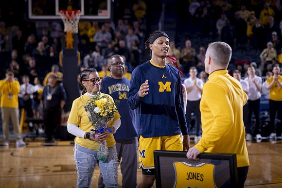 Rubin Jones (15) and Dusty May
