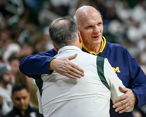Michigan State Head Coach Tom Izzo and Phil Martelli