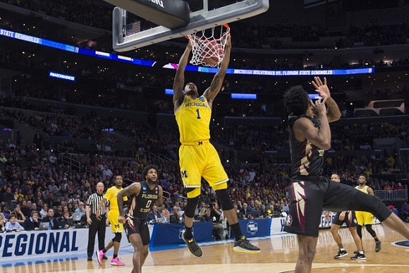 Muhammad-Ali Abdur-Rahkman (12), Charles Matthews (1), and Zavier Simpson (3)