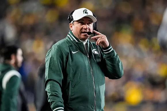 Michigan State Head Coach Jonathan Smith