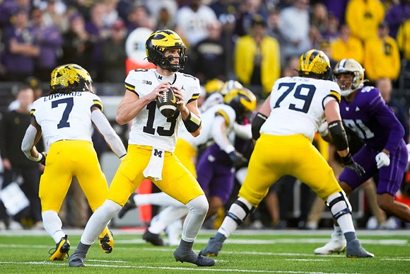 Donovan Edwards (7), Jack Tuttle (13), and Jeffrey Persi (79)