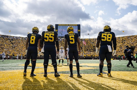 Ronnie Bell (8), Olusegun Oluwatimi (55), DJ Turner (5), and Mazi Smith (58)