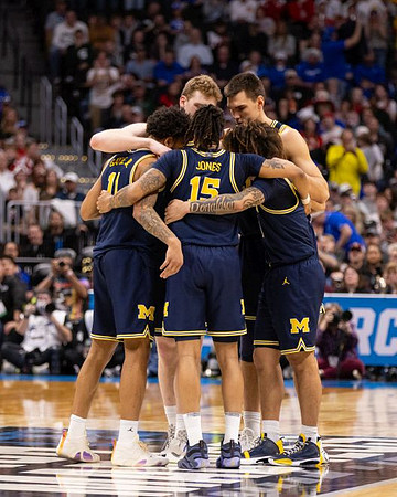 Roddy Gayle Jr. (11), Rubin Jones (15), Danny Wolf (1), Vladislav Goldin (50), and Tre Donaldson (3)