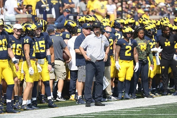 Jim Harbaugh and Michigan Team